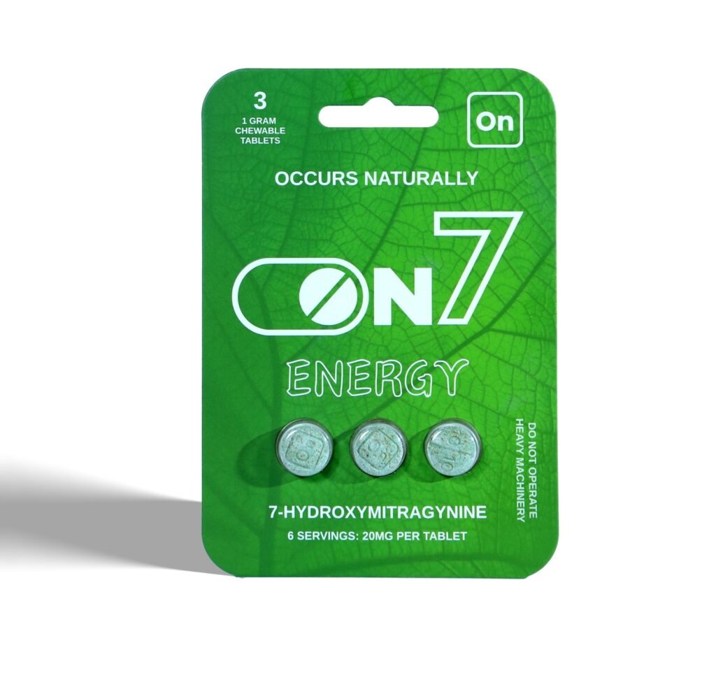 Energy ON7 by Occurs Naturally 7-Hydroxymitragynine -7OH - 3 count blister pack