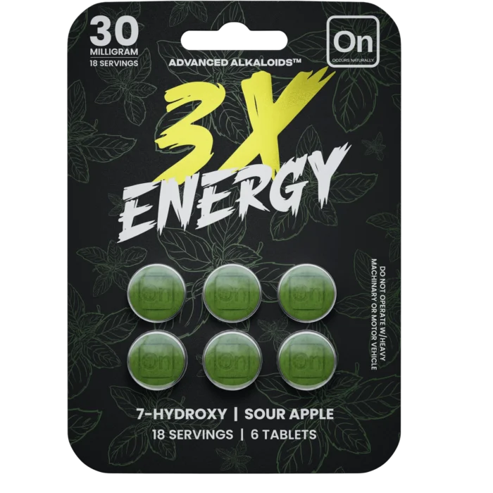3X Energy 6 Count 30MG