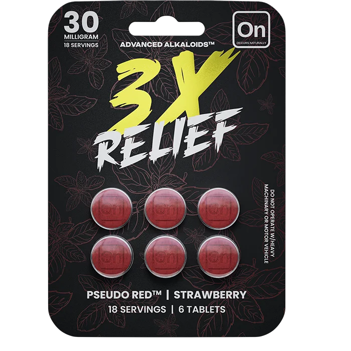 3X Relief 6 Count 30MG