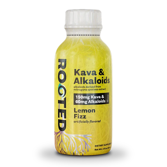 Rooted (Kava and Alkaloids) Shot – Lemon Fizz Flavor 60ml